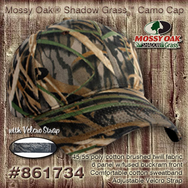 Mossy Oak Shadow Grass Camo Cap